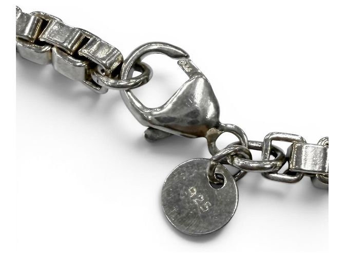 Bracciale con charm Tiffany & Co. in argento veneziano 925 - vista 4