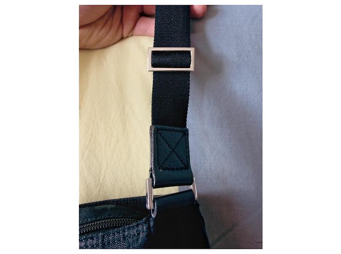 Borsa a tracolla Gucci Monogram Nera Nero - vista 3