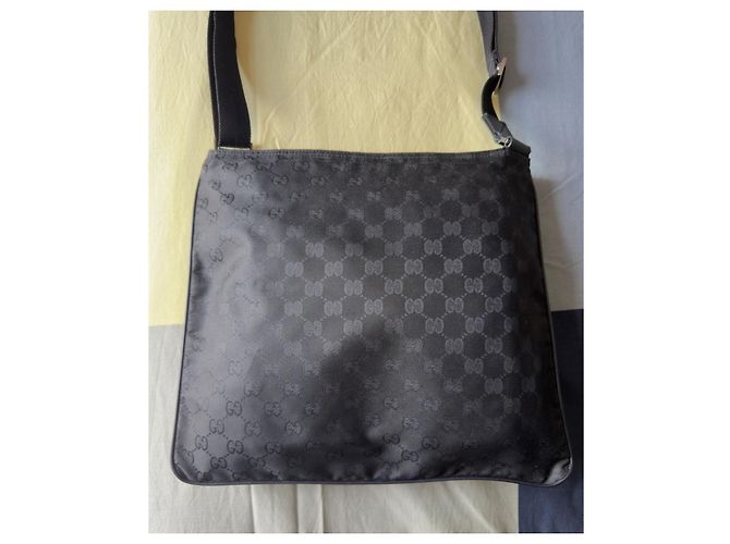 Borsa a tracolla Gucci Monogram Nera Nero - vista 5