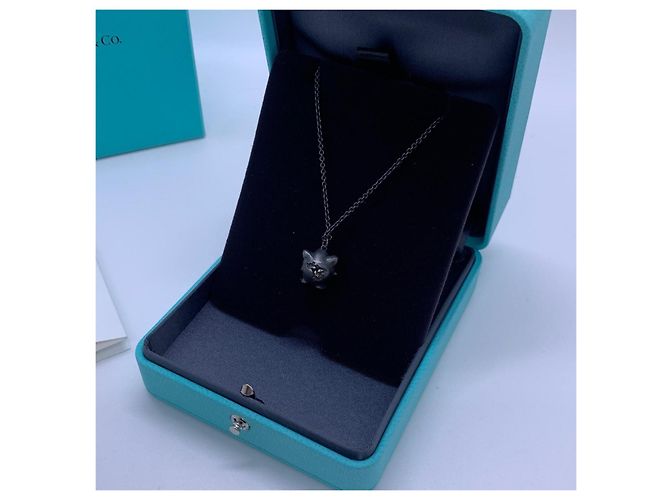 Collier Tiffany & Co. Collaboration Tiara & Dreamcoo Pokémon Noir - vue 4