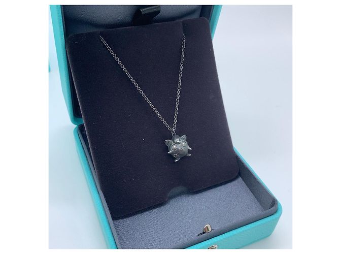 Collier Tiffany & Co. Collaboration Tiara & Dreamcoo Pokémon Noir - vue 5