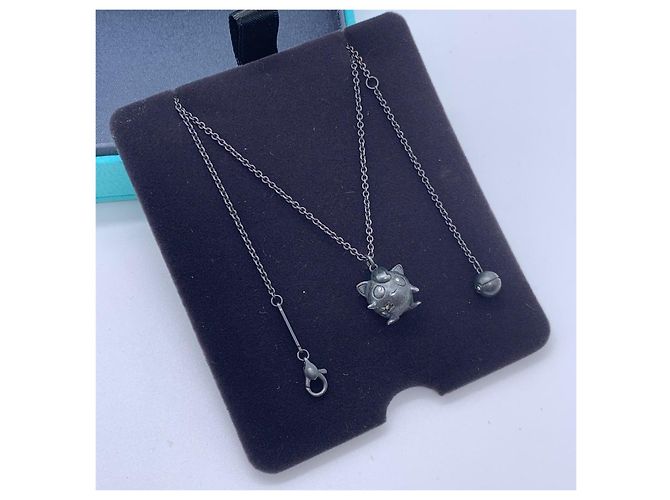 Collier Tiffany & Co. Collaboration Tiara & Dreamcoo Pokémon Noir - vue 7