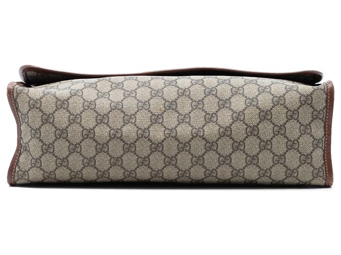 Borsa Messenger Gucci Beige GG Supreme Web - vista 3