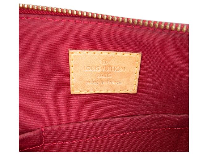 Louis Vuitton Red Monogram Vernis Bellevue PM Rosso - vista 5