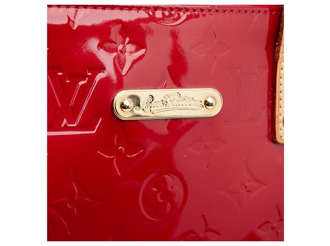 Louis Vuitton Red Monogram Vernis Bellevue PM Rosso - vista 7