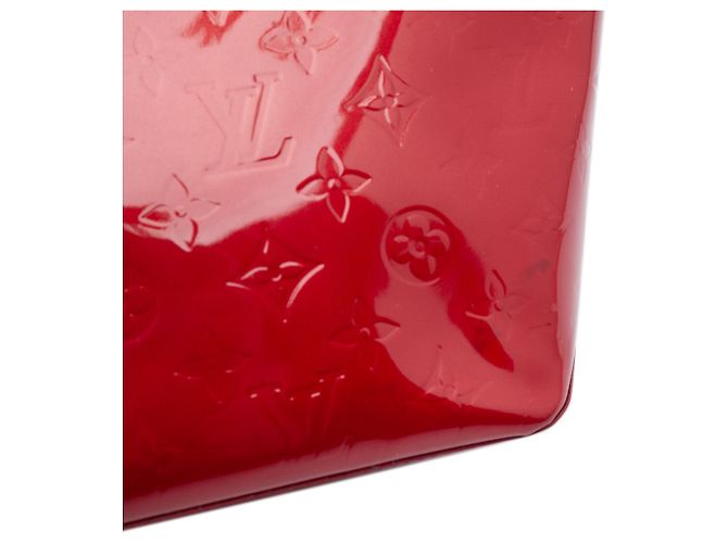 Louis Vuitton Red Monogram Vernis Bellevue PM Rosso - vista 9