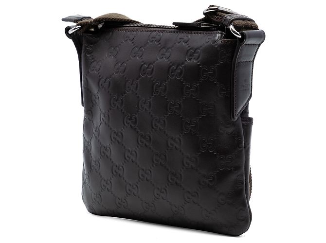 Gucci Marrone Guccissima Crossbody Marrone scuro - vista 2