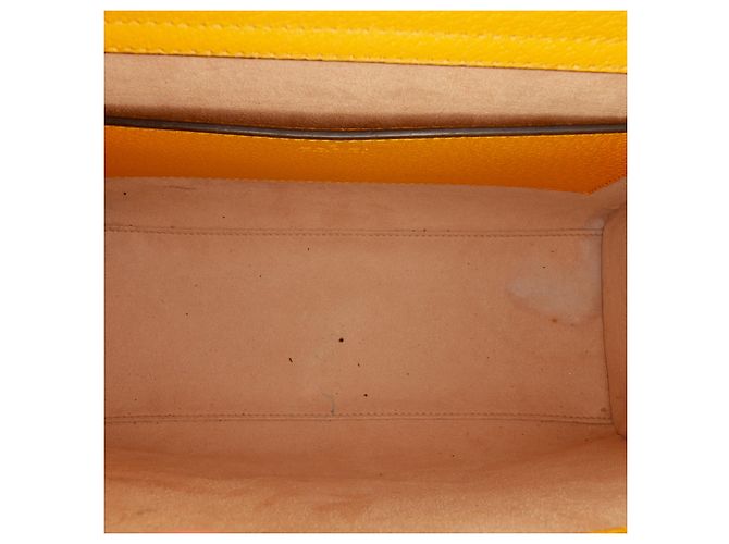 Borsa Gucci Yellow Medium Leather Bamboo Diana Giallo - vista 4
