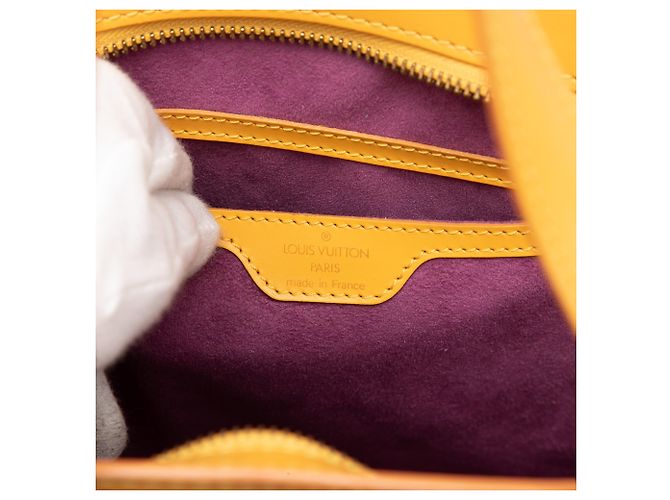 Louis Vuitton Yellow Epi Saint Jacques PM Short Strap Giallo - vista 5