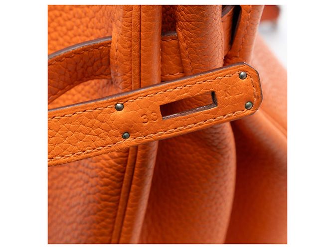 Hermès Orange Togo Kelly II Retourne 35 - view 6