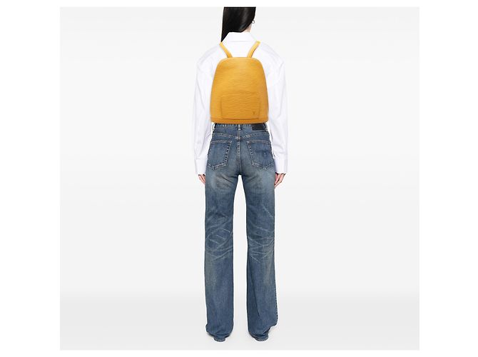Louis Vuitton Yellow Epi Gobelins Gelb - Ansicht 7