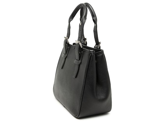 Borsa a mano in pelle nera Burberry Nero - vista 2