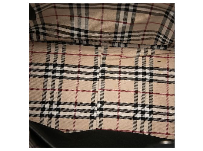 Borsa a mano in pelle nera Burberry Nero - vista 4