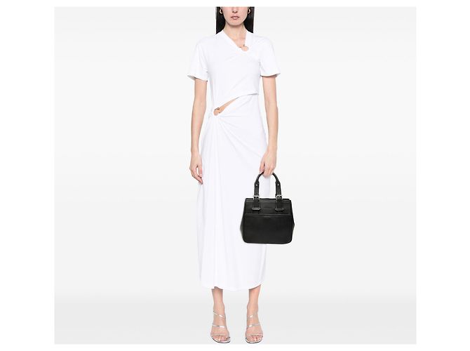 Borsa a mano in pelle nera Burberry Nero - vista 6