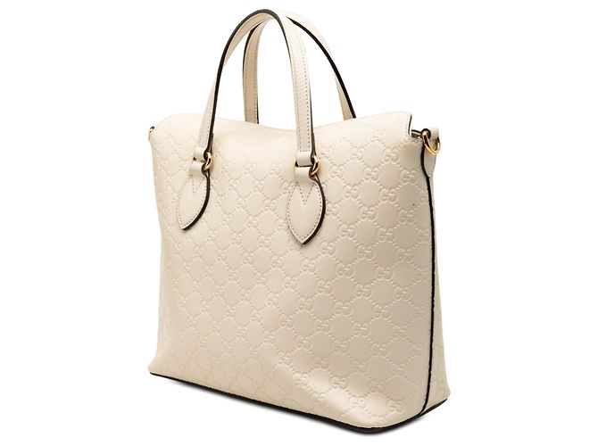 Gucci Marrone Guccissima Linea A Borsa a Tracolla Beige - vista 2
