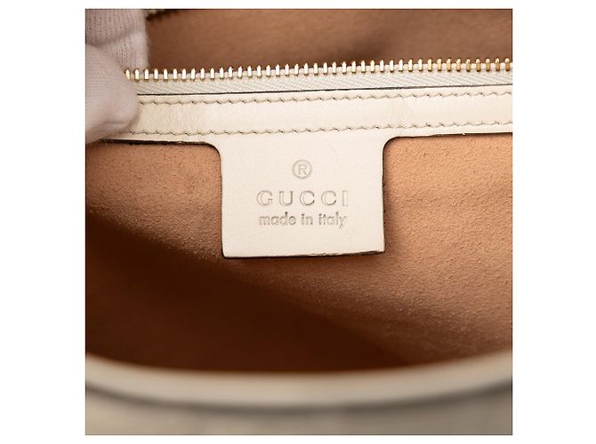 Gucci Marrone Guccissima Linea A Borsa a Tracolla Beige - vista 5