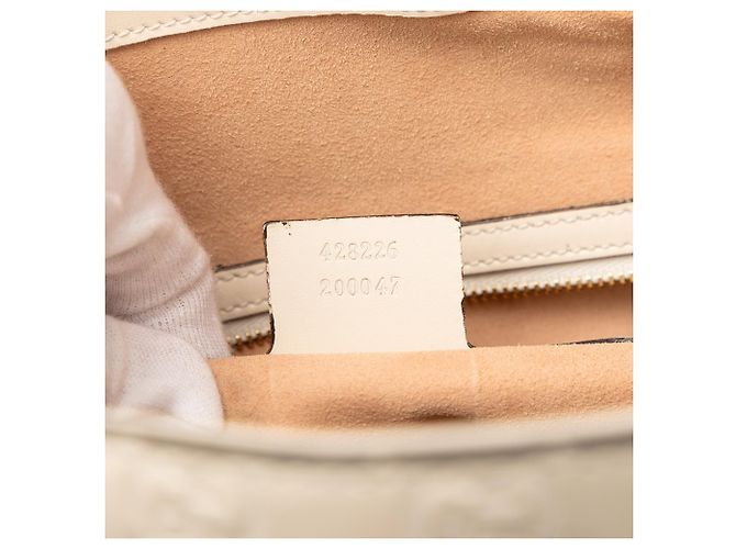 Gucci Marrone Guccissima Linea A Borsa a Tracolla Beige - vista 6