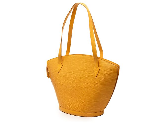 Louis Vuitton Borsa Saint Jacques PM in pelle Epi gialla con tracolla lunga Giallo - vista 2