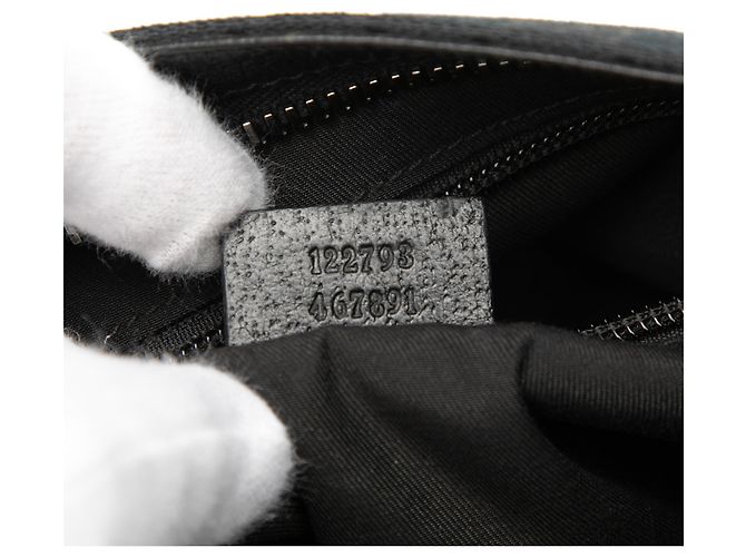 Borsa a tracolla Gucci Black GG Canvas Nero - vista 6