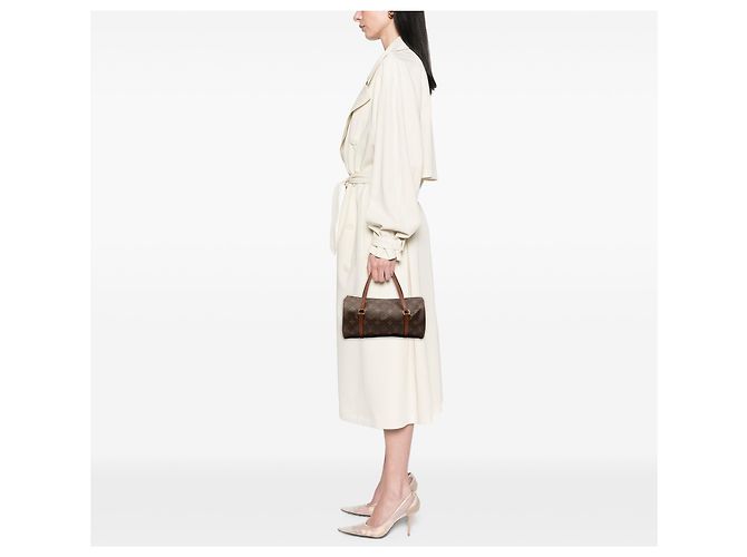 Louis Vuitton Marrone Monogram Papillon 26 - vista 7