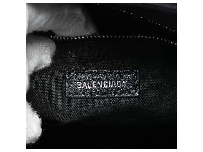 Tote in pelle nera Balenciaga XXS Nero - vista 5