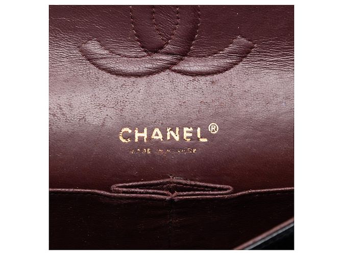 Chanel Black Medium Classic Caviar Double Flap Nero - vista 5