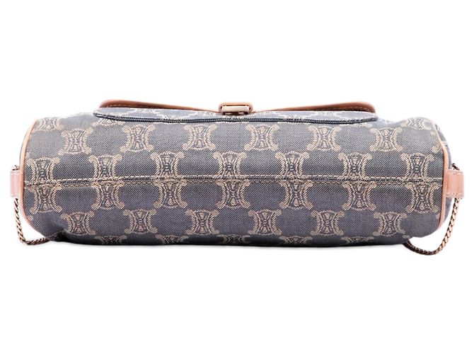 16 Céline Celine Blue Macadam Denim Handtasche Blau - Ansicht 3