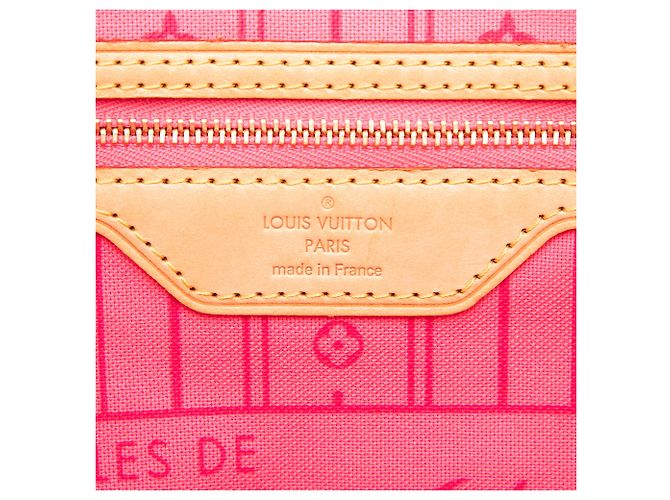 Louis Vuitton Marrone Monogram Roses Neverfull MM - vista 5