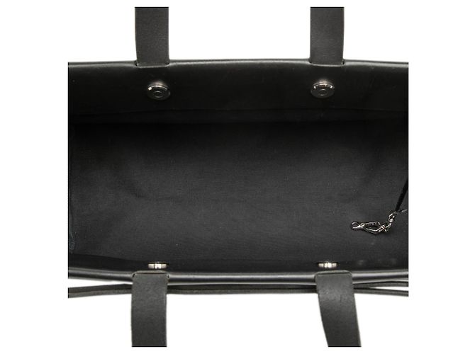 Hermès Black Toile and Vache Hunter Herbag Cabas MM Nero - vista 4
