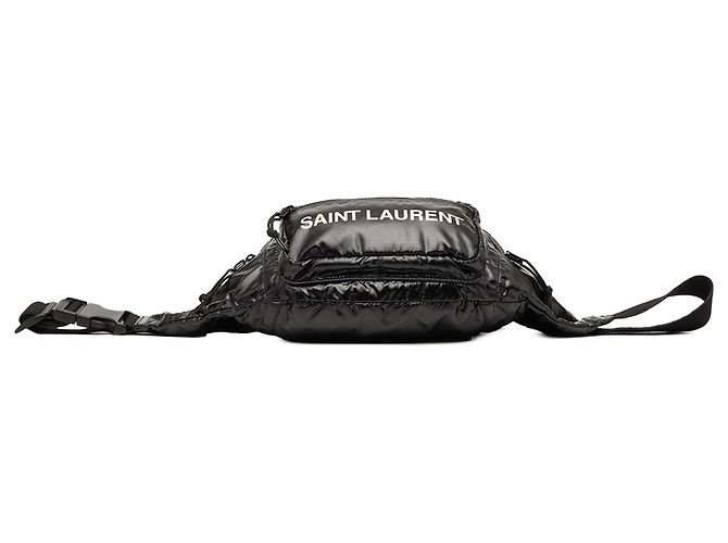Borsa a tracolla Nuxx in nylon nero Saint Laurent - vista 3