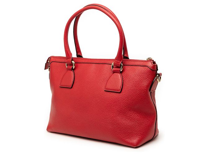 Borsa Gucci Red Dollar Calfskin GG Charm - vista 2