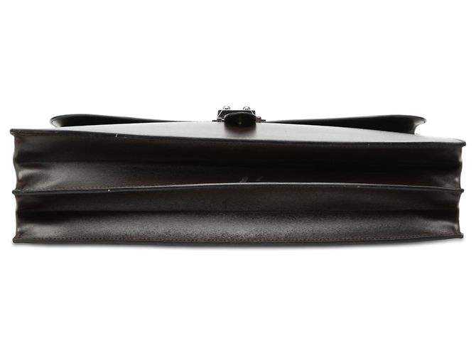 Hermès Brown Box Calf Sac A Depeches 38 Dark brown - view 3