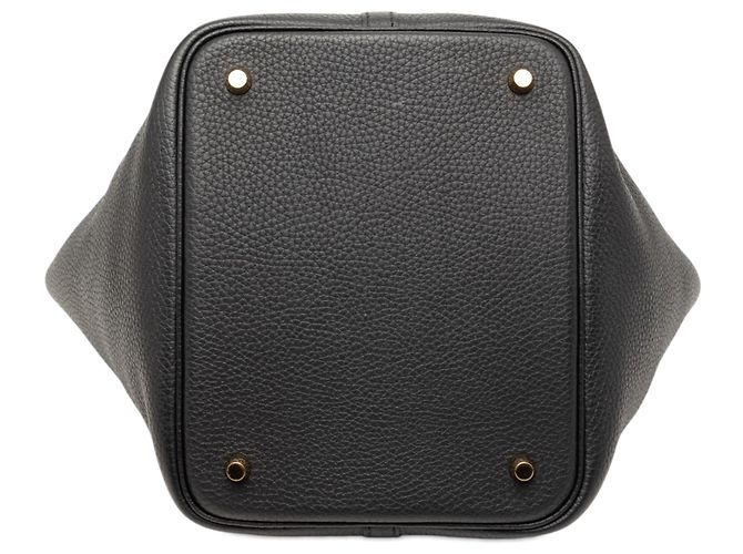 Hermès Black Clemence Picotin Lock 22 Nero - vista 3