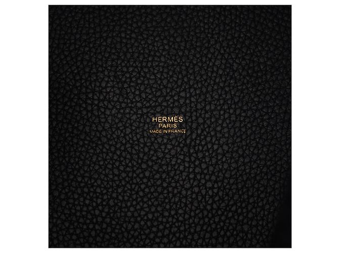 Hermès Black Clemence Picotin Lock 22 Nero - vista 5