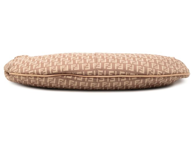 Fendi Borsa Hobo in tela Zucchino beige - vista 3