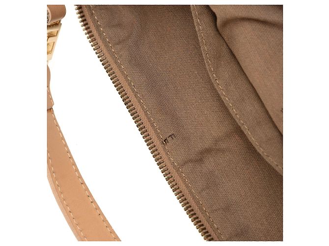 Fendi Borsa Hobo in tela Zucchino beige - vista 7