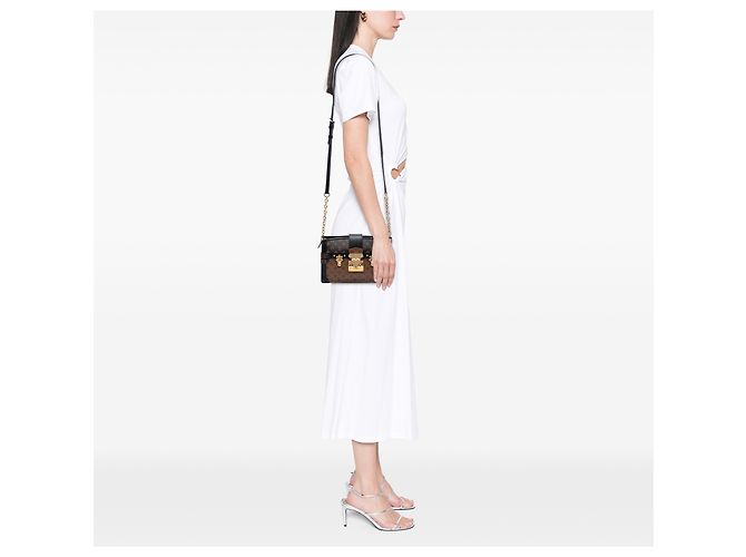 Louis Vuitton Brown Monogram Reverse Trunk Clutch - view 6