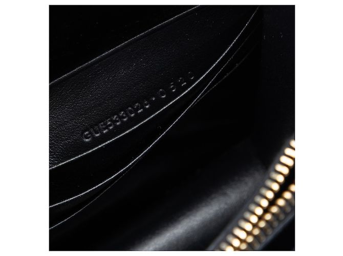 Borsa a mano Monogram Sunset in scamosciato e pelle di vitello nera Medium di Saint Laurent Nero - vista 7