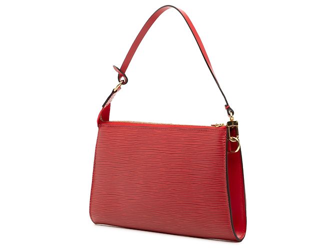 Louis Vuitton Pochette Accessoires in Epi rosso - vista 2