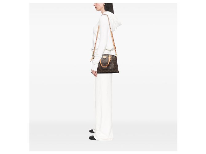 Louis Vuitton Marrone Monogram Rivoli PM - vista 7