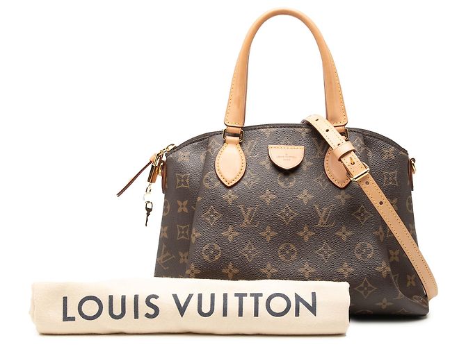 Louis Vuitton Marrone Monogram Rivoli PM - vista 8