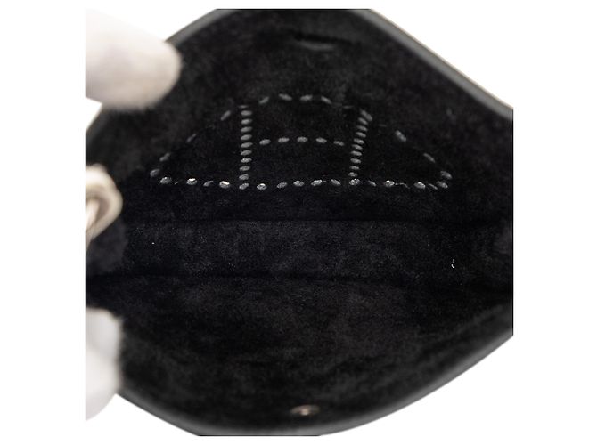 Hermès Black Clemence Evelyne 16 Amazone Nero - vista 4