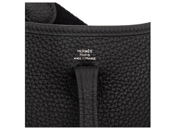 Hermès Black Clemence Evelyne 16 Amazone Nero - vista 5