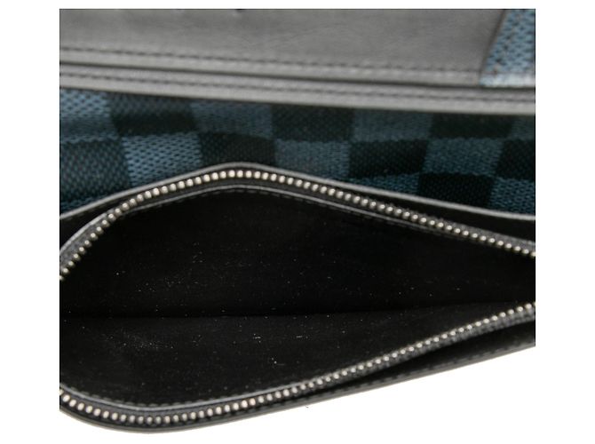 Portafoglio lungo Louis Vuitton Black Damier Graphite Brazza Nero - vista 5