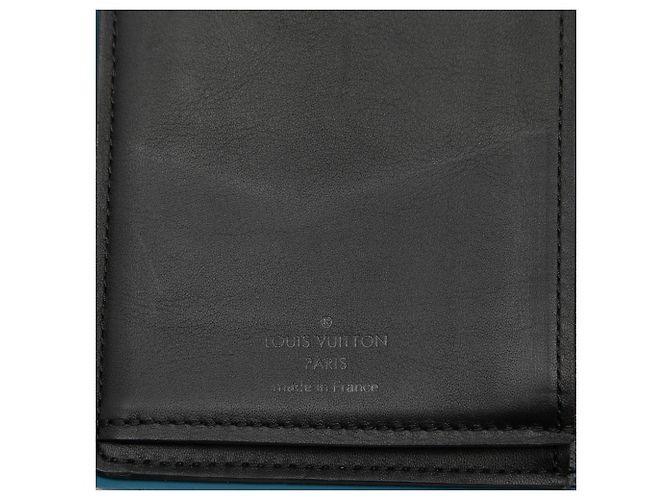 Portafoglio lungo Louis Vuitton Black Damier Graphite Brazza Nero - vista 6
