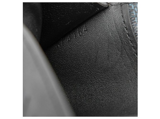Portafoglio lungo Louis Vuitton Black Damier Graphite Brazza Nero - vista 7