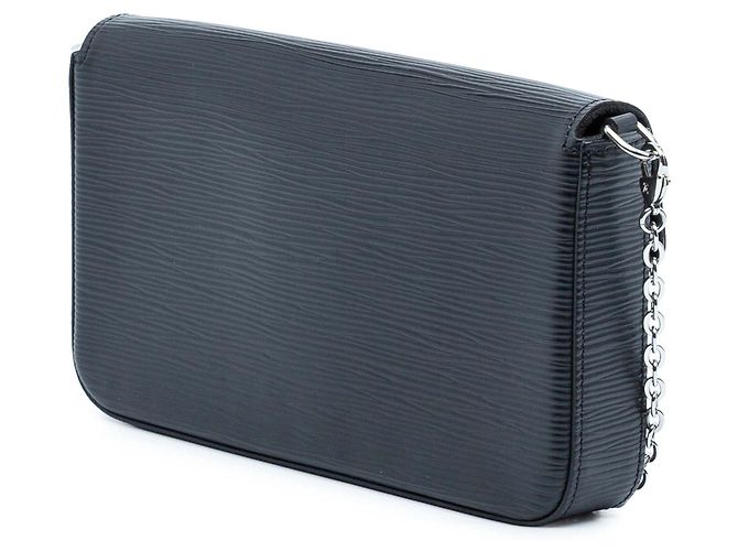 Pochette Félicie Pochette Felicie in pelle Epi nera Louis Vuitton Nero - vista 2