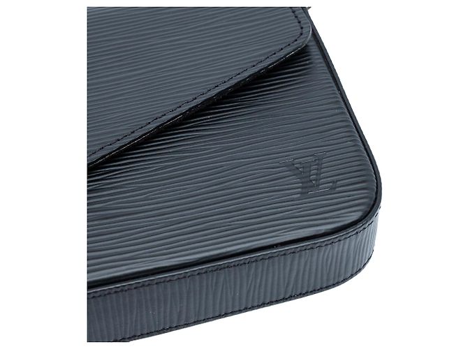 Pochette Félicie Pochette Felicie in pelle Epi nera Louis Vuitton Nero - vista 9