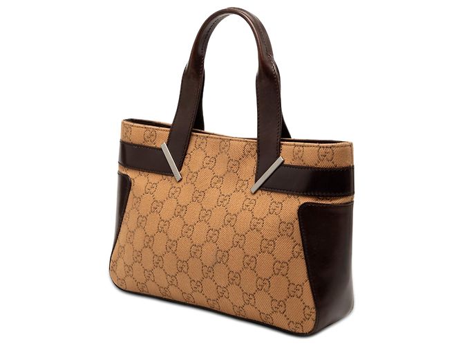 Bolso Gucci Brown GG Denim Castaño - vista 2