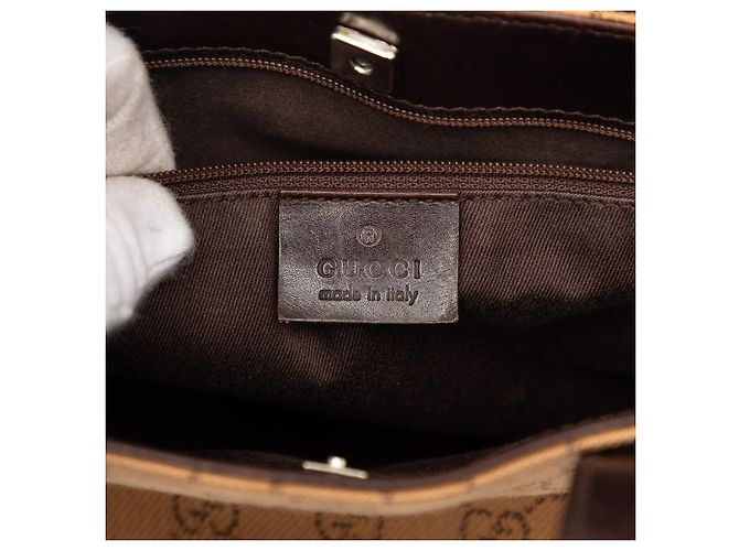 Bolso Gucci Brown GG Denim Castaño - vista 5